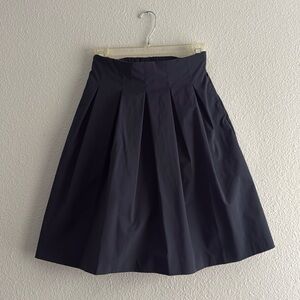 Uniqlo Women's Dry Touch Tucked Mini Skirt Size XS Dark Navy Large Volume